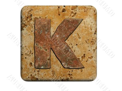 3d Letter a in stone, on a white isolated background. UPPERCASE 3d Letter a in stone, on a white isolated background. UPPERCASE