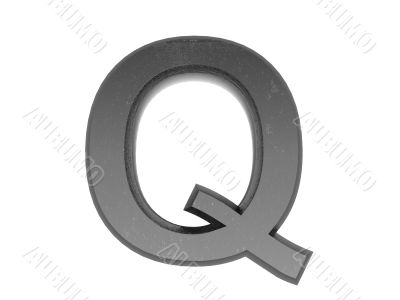 3d alphabet a in metal, on a white isolated background. 3d alphabet a in metal, on a white isolated background.