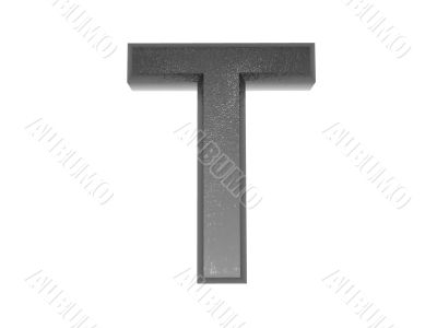 3d alphabet a in metal, on a white isolated background. 3d alphabet a in metal, on a white isolated background.