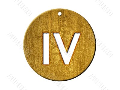 3d golden normal numbers and with Roman numeral 3d golden normal numbers and with Roman numeral
