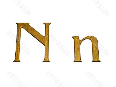one letter of golden alphabet one letter of golden alphabet