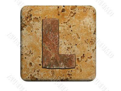 3d Letter a in stone, on a white isolated background. UPPERCASE 3d Letter a in stone, on a white isolated background. UPPERCASE