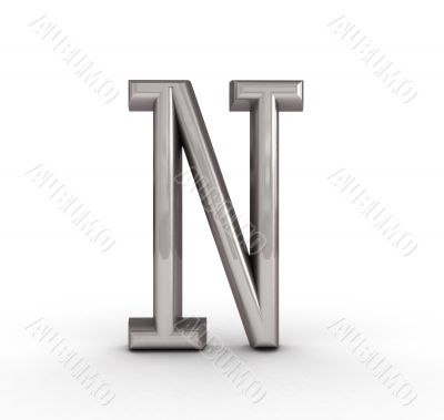 One letter of golden alphabet One letter of golden alphabet