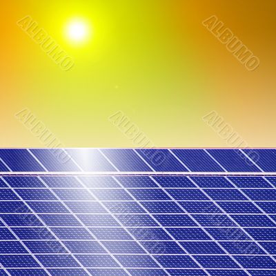solar panels power