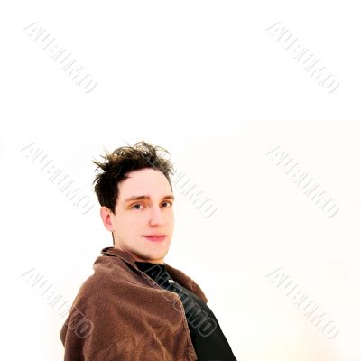 man hair cut before the man hair cut before the