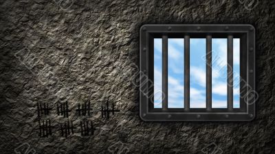 prison window