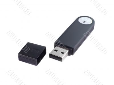 Isolated black USB-card