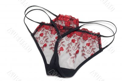 Black feminine panties