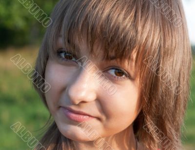 Portrait of the young girl