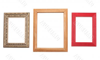 Three frames for photography