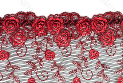 Decorative lace with pattern