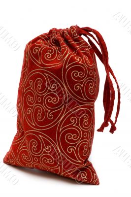 Red bag with gift