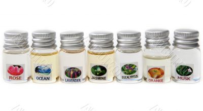 Vials aromatic oil