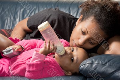 Mother and daughter