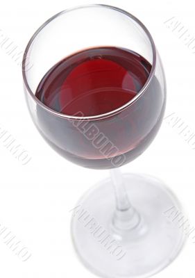 Tall wine glass red wine