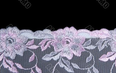 Rose lace with pattern