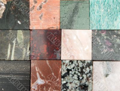 Background from plates stone