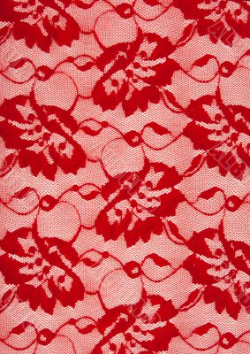 Background from red lace