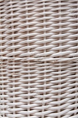 Braided basket in the manner of background