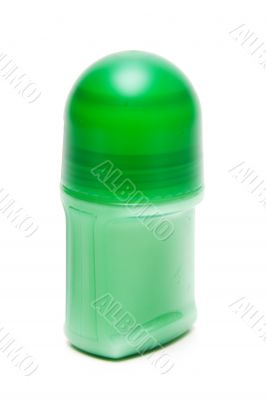 Locked green vial deodorant