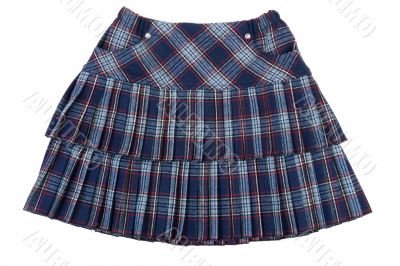 Plaid feminine skirt