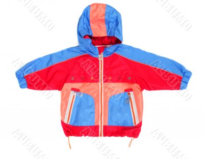 Baby hooded jacket and pocket