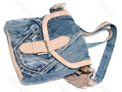 Feminine jeans bag