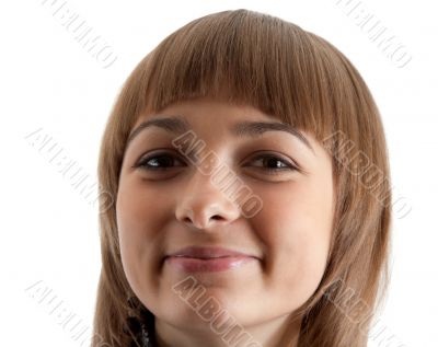 Portrait of the beautiful girl