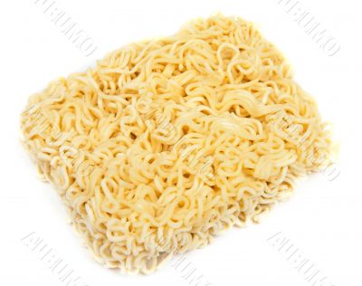Dry noodles of the quick preparation Dry noodles of the quick preparation
