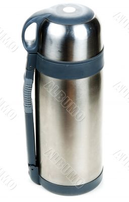 Steel thermos locked insulated