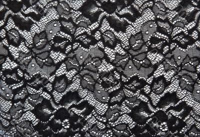 Background from black lace