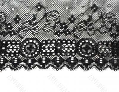 Decorative white lace