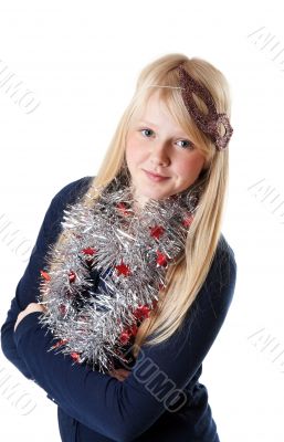 A beautiful young girl 