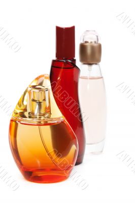 Three perfume bottle
