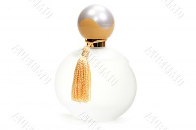 White perfume bottle