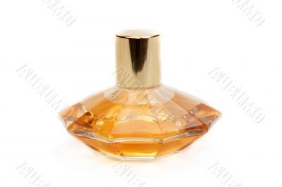 Yellow perfume bottle