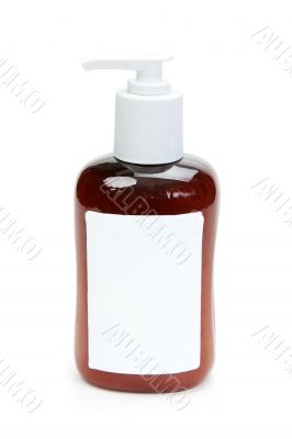 Brown bottle of gel