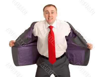 Man in a white shirt