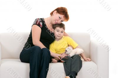 Mother and son