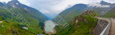 reservoir panorama kaprun