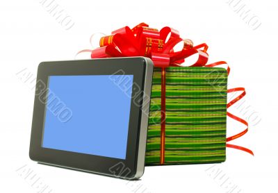 Electronic book reader with present box