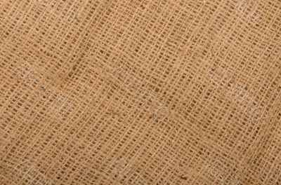 High quality burlap or sacking or sackcloth texture