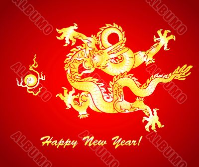 Year of dragon design