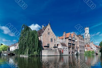 Belgium,old Brugge canal