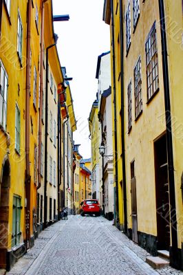 Gamla Stan,The Old Town in Stockholm, Sweden 