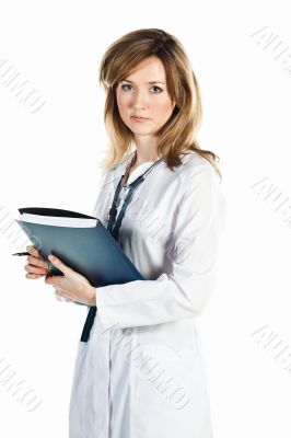 A woman doctor A woman doctor