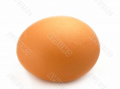 Eggs home, isolated on a white background 