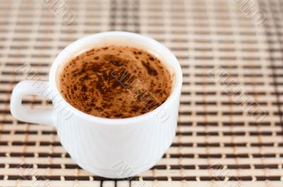 Delicious cup of cappuccino