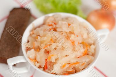 Sauerkraut - Russian national food Sauerkraut - Russian national food