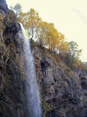 Honey waterfalls. North Caucasus travels. The Autumn